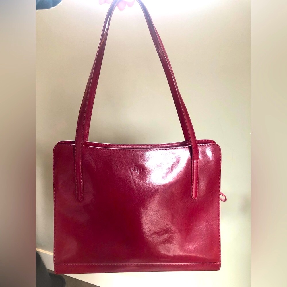 NWT Monsac Red Leather purse